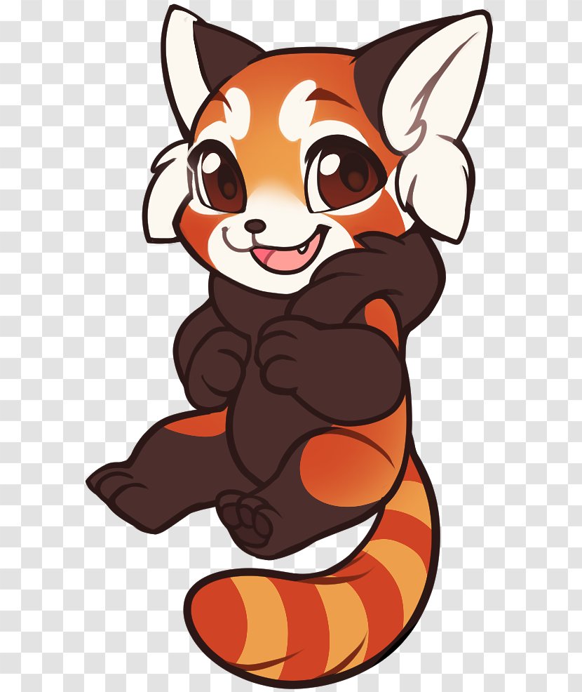 Red Panda Giant Whiskers Sticker Clip Art Transparent PNG