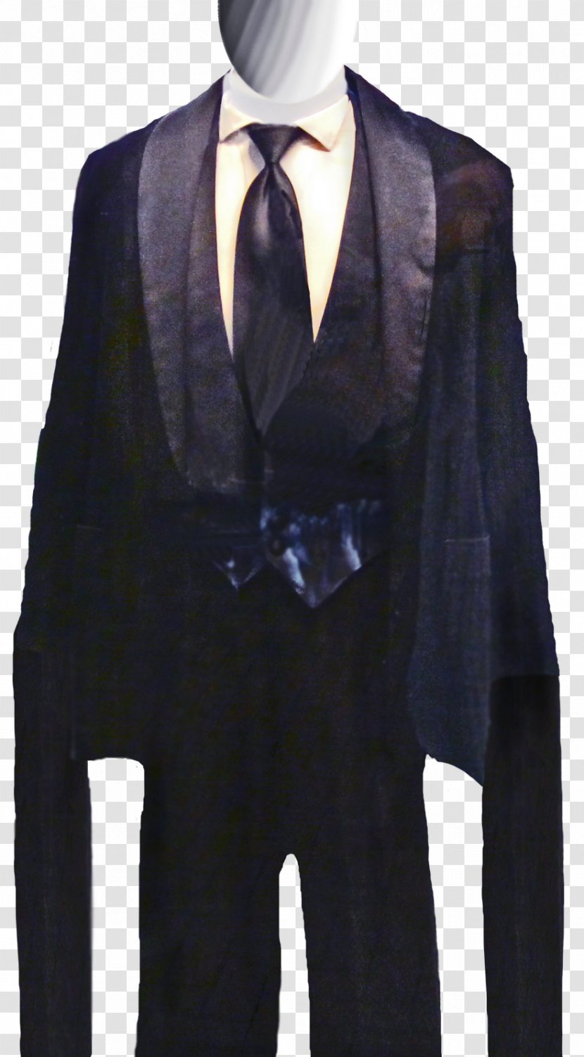 Suit Formal Wear Outerwear Necktie Tuxedo - Slender Man Transparent PNG