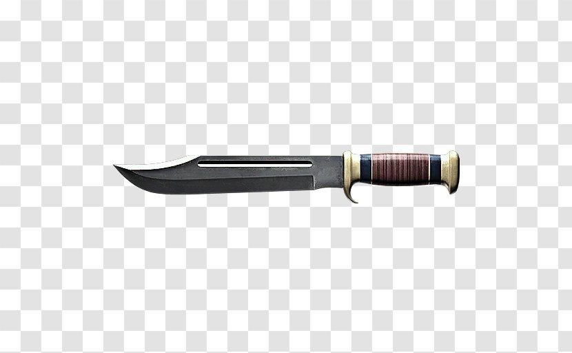 Battlefield 4 Bowie Knife Weapon Shiv - Buck Knives Transparent PNG