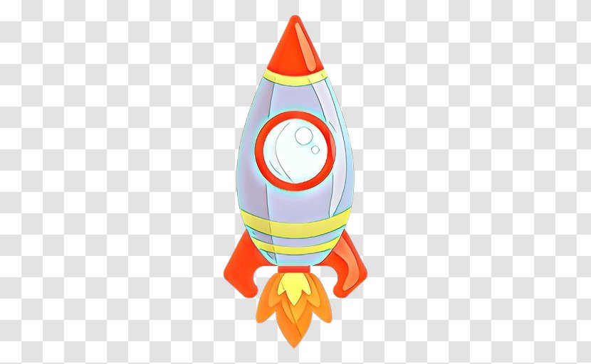 Cartoon Rocket - Vehicle - Cone Transparent PNG