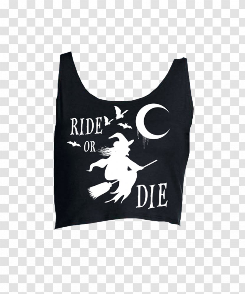 T-shirt Gilets Drink Up Witches Sleeveless Shirt - White - Ride Or Die Transparent PNG