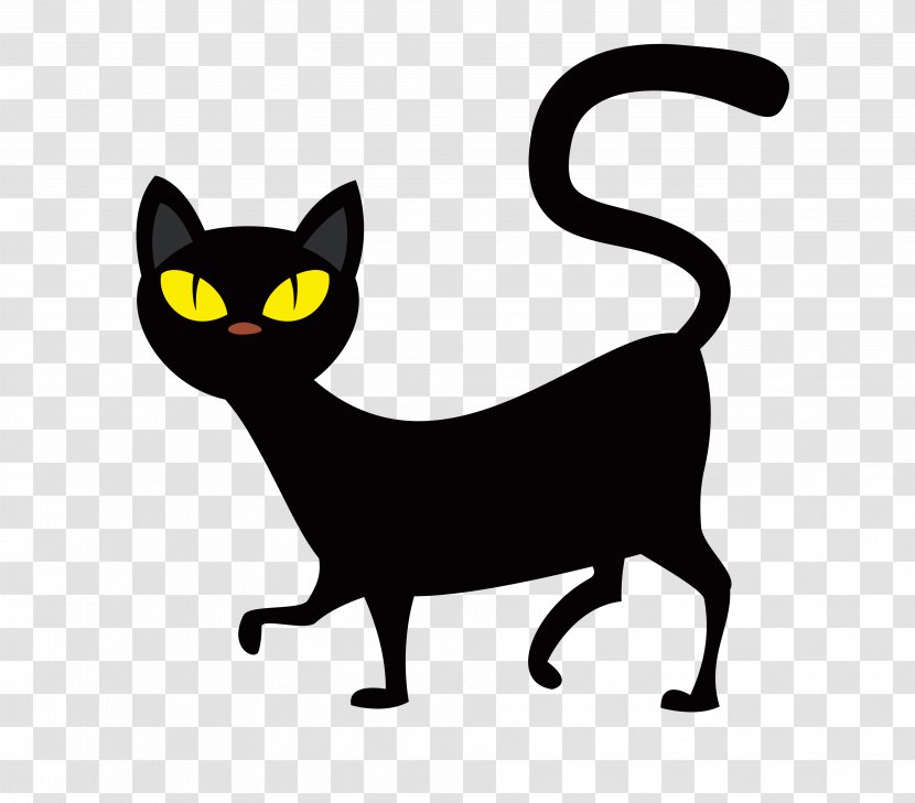 Cat T-shirt Halloween - Illustration - Black Transparent PNG