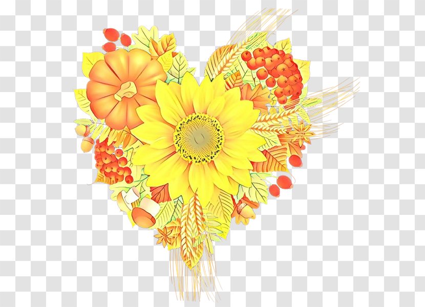 Floral Design - Sunflower Transparent PNG