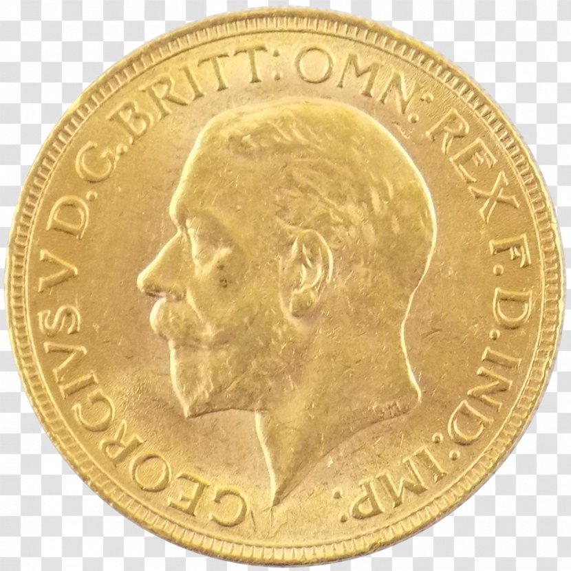 Coin Perth Mint Gold Half Sovereign Transparent PNG