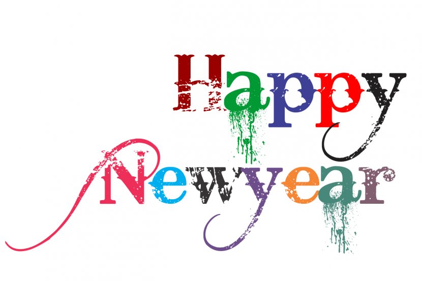 Public Holiday New Year's Day Clip Art - Year S - Happy Transparent PNG