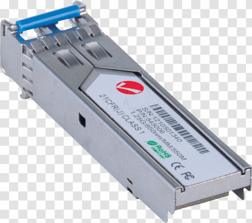 Small Form-factor Pluggable Transceiver Gigabit Interface Converter Ethernet Multi-mode Optical Fiber - Technology - 10 Transparent PNG