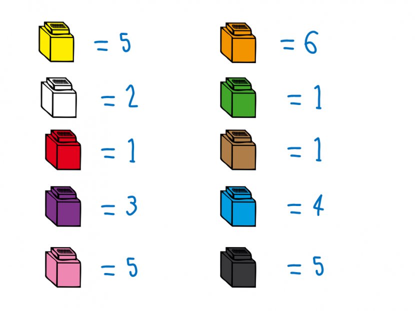 Rubik's Cube Counting Number Clip Art - Cubes Cliparts Transparent PNG