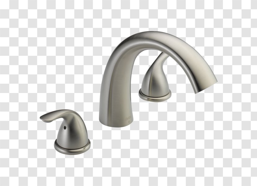 Faucet Handles & Controls Baths Stainless Steel Plumbing Classic Roman Tub Trim Delta T2705 - Bathtub Accessory Transparent PNG