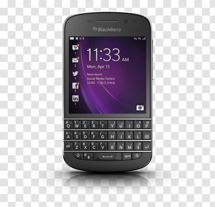 Feature Phone BlackBerry Q10 IPhone 6 Computer Keyboard Torch 9800 - Multimedia - Smartphone Transparent PNG