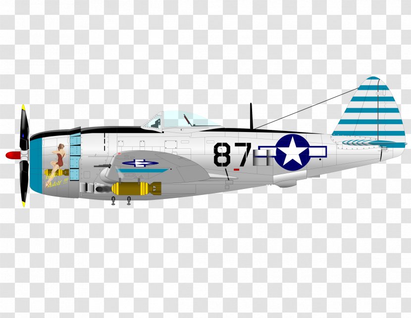 Republic P-47 Thunderbolt Lavochkin La-9 Airplane Focke-Wulf Fw 200 Condor Aircraft - Propeller Driven Transparent PNG