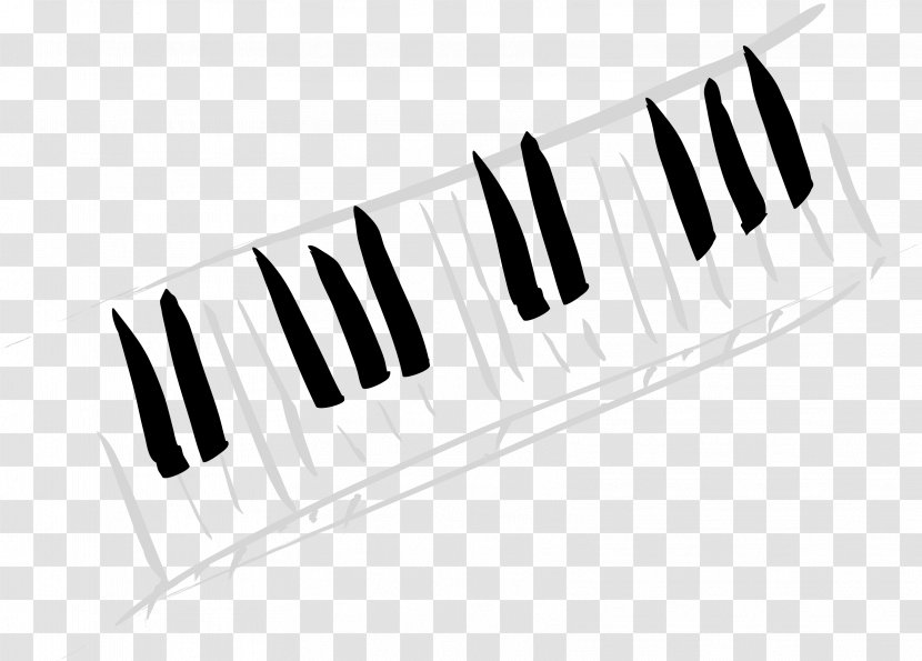 Piano Musical Keyboard Clip Art - Heart - Keys Transparent PNG