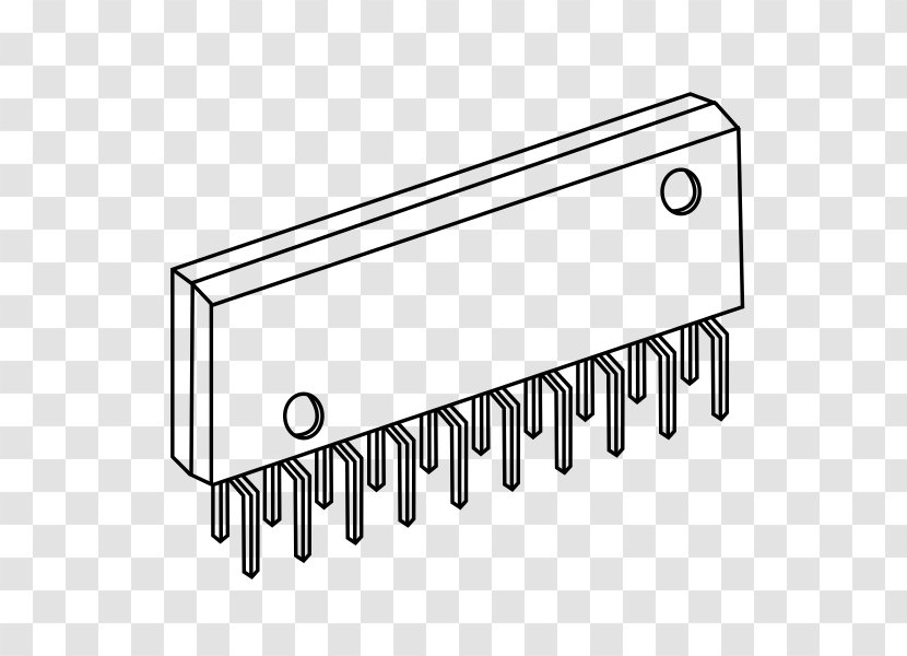 Zig-zag In-line Package Dual Integrated Circuits & Chips Circuit Packaging Small Outline - Ram - Zig Zag Frame Transparent PNG