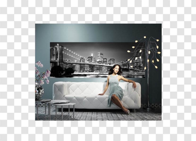 Brooklyn Bridge – City Hall / Chambers Street Mural Wall - Ceiling Transparent PNG