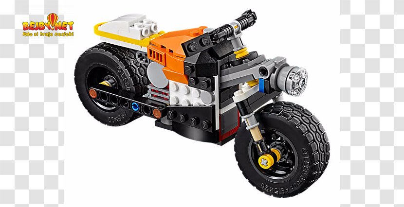 LEGO Creator Toy Motorcycle - Truggy - Lego Transparent PNG