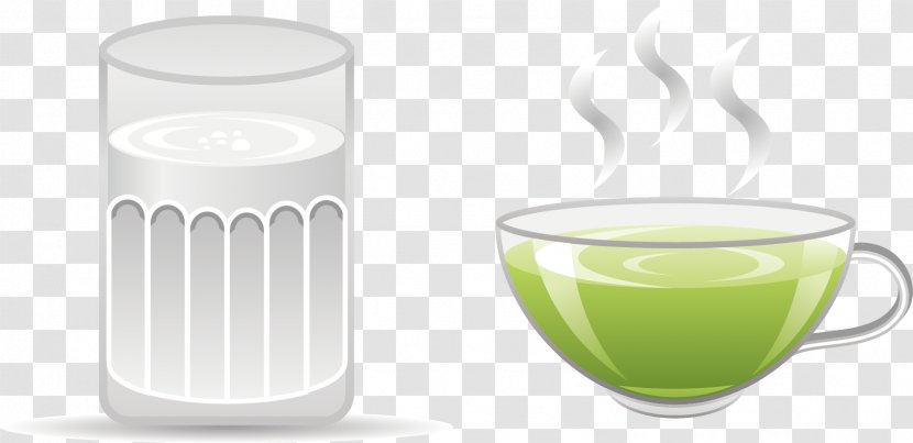 Tea Coffee Cup Glass Mug - Element Picture Transparent PNG