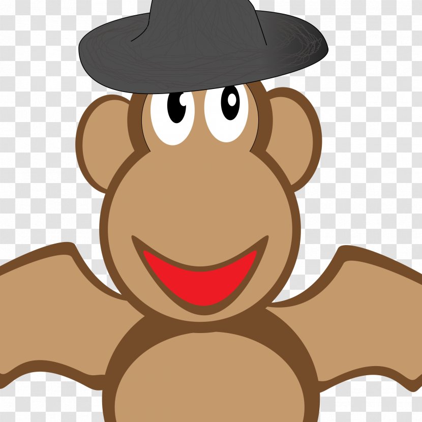 Monkey Ape Clip Art - Cowboy Hat Transparent PNG