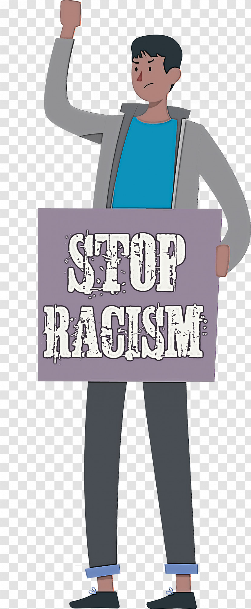 STOP RACISM Transparent PNG