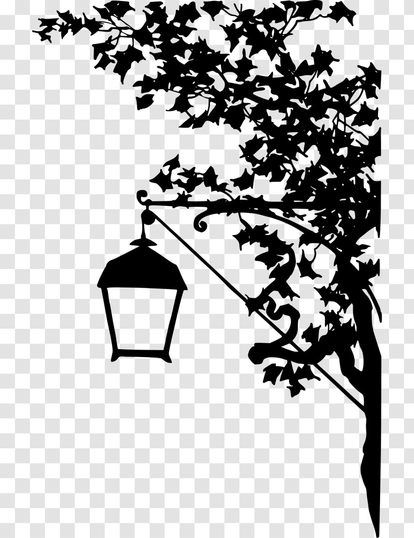 Street Light Lamp Lantern - Silhouette Transparent PNG