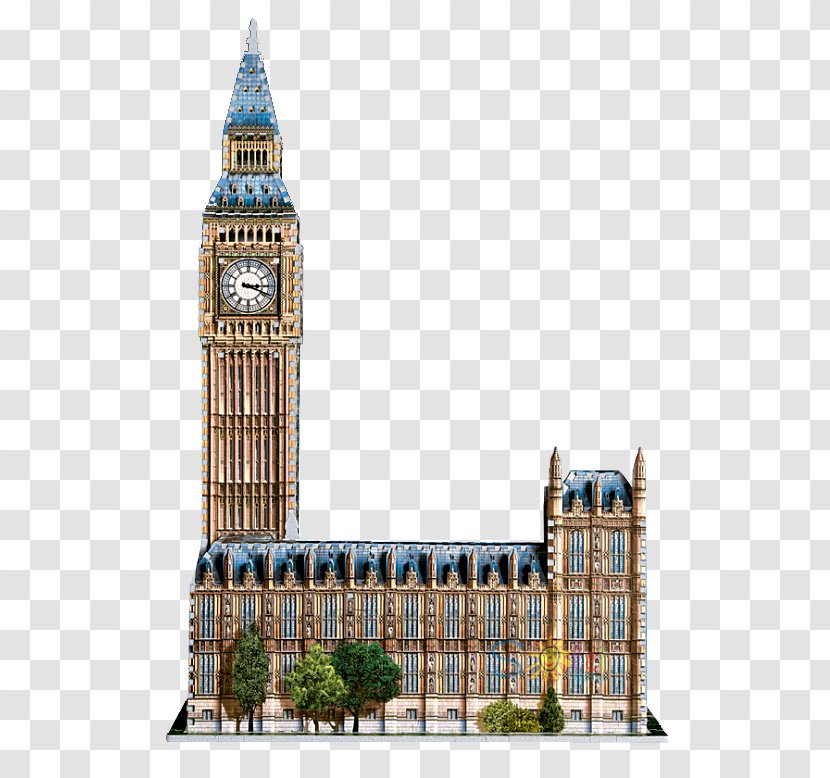 Big Ben Palace Of Westminster Puzz 3D Jigsaw Puzzles Wrebbit - Steeple Transparent PNG