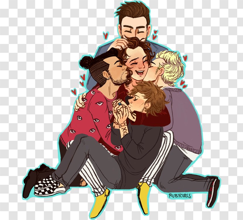 One Direction Fan Art Drawing - Silhouette Transparent PNG