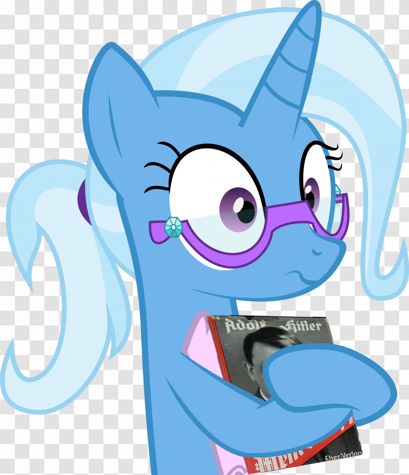 Pony Trixie Pinkie Pie Rarity Rainbow Dash - Silhouette - Blue Transparent PNG