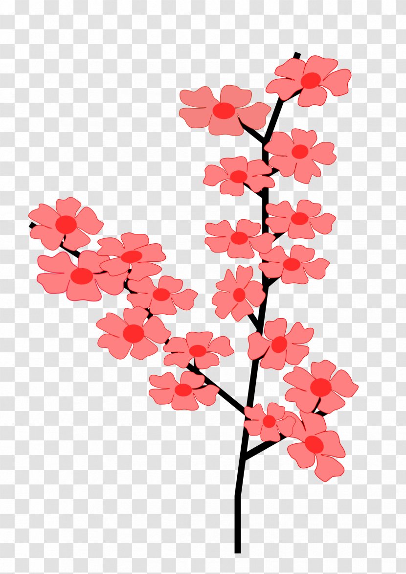 Cherry Blossom Clip Art - Floral Design Transparent PNG