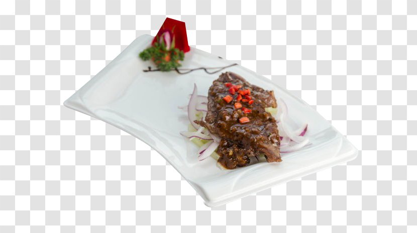 Short Ribs Salsa Black Pepper Chinese Cuisine - With Sauce Transparent PNG