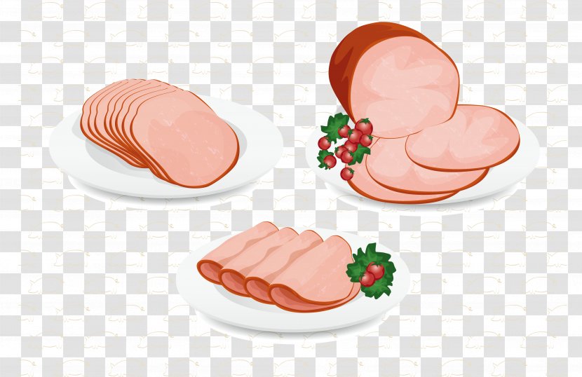 Ham And Cheese Sandwich Mortadella Breakfast Animation - Vector Bacon Transparent PNG