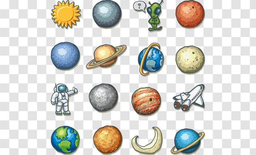 Planet Royalty-free Stock Illustration - Drawing - Milky Way Planets And Aliens Transparent PNG