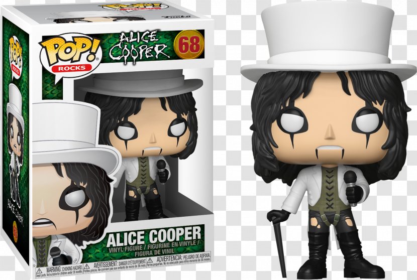 Funko Alice Cooper #68 - Action Figure - Pop! Rocks Vinyl Collectable Singer-songwriter Shock RockAlice Transparent PNG