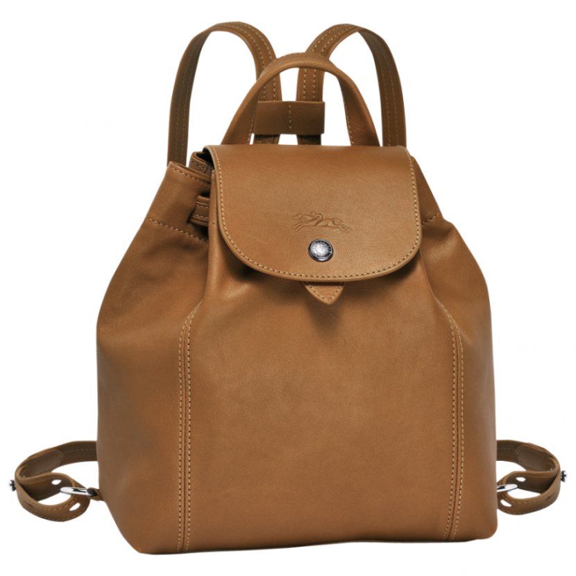 Longchamp 'Le Pliage' Backpack Bag - Caramel Color Transparent PNG