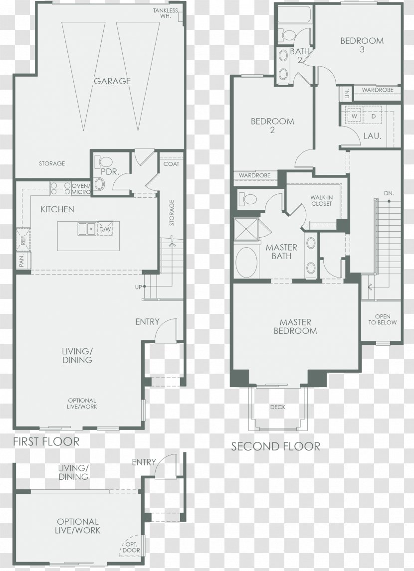Buena Park, California Floor Plan House - Text - Design Transparent PNG