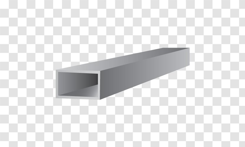 Rectangle Aluminium Extrusion Metal - Tube - Square Transparent PNG