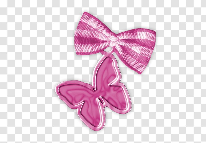 Pink M Ribbon RTV - Moths And Butterflies - Valentines Day. Transparent PNG