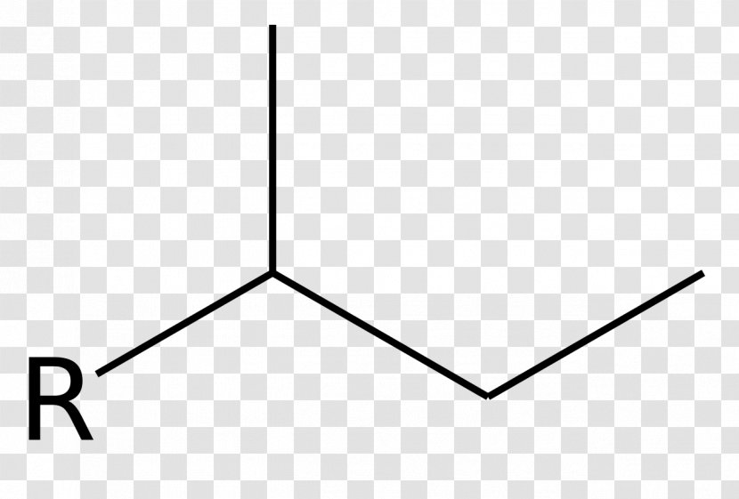 Butyl Group Butane Angle - Black M Transparent PNG