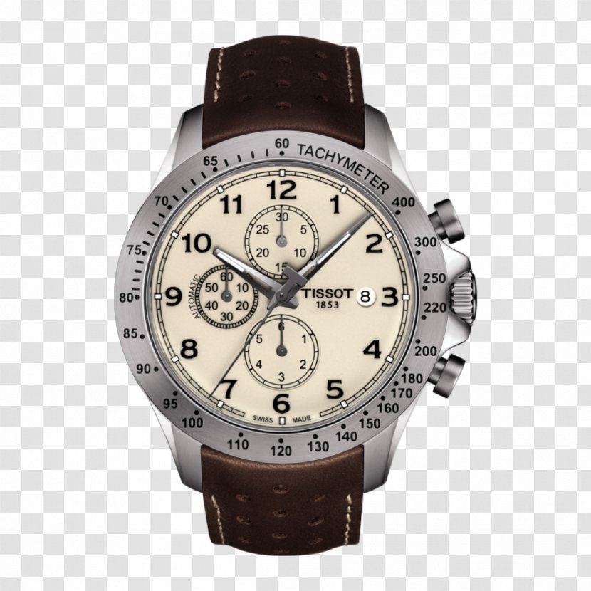 Tissot V8 Quartz Chronograph Jewellery Watch Transparent PNG