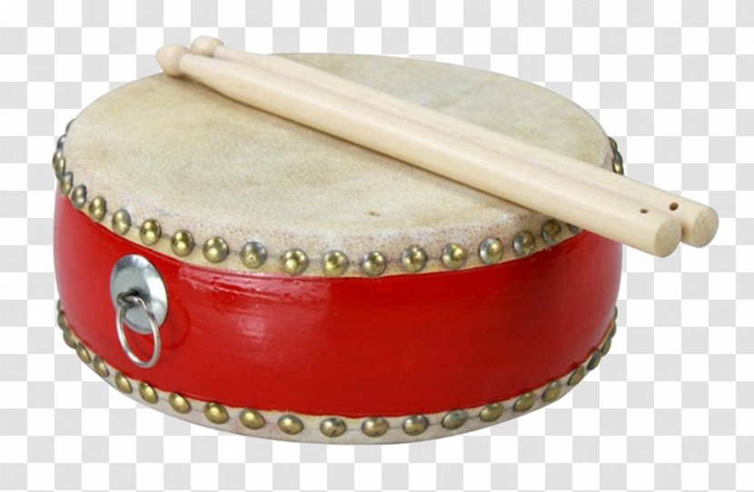 Drum Musical Instrument Xiao Tanggu - Watercolor - Traditional Drums Transparent PNG