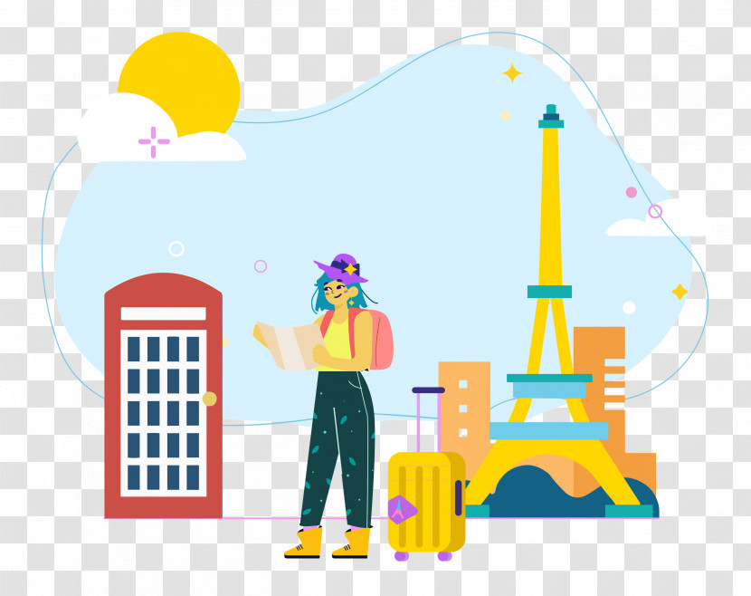 Paris Travel Transparent PNG