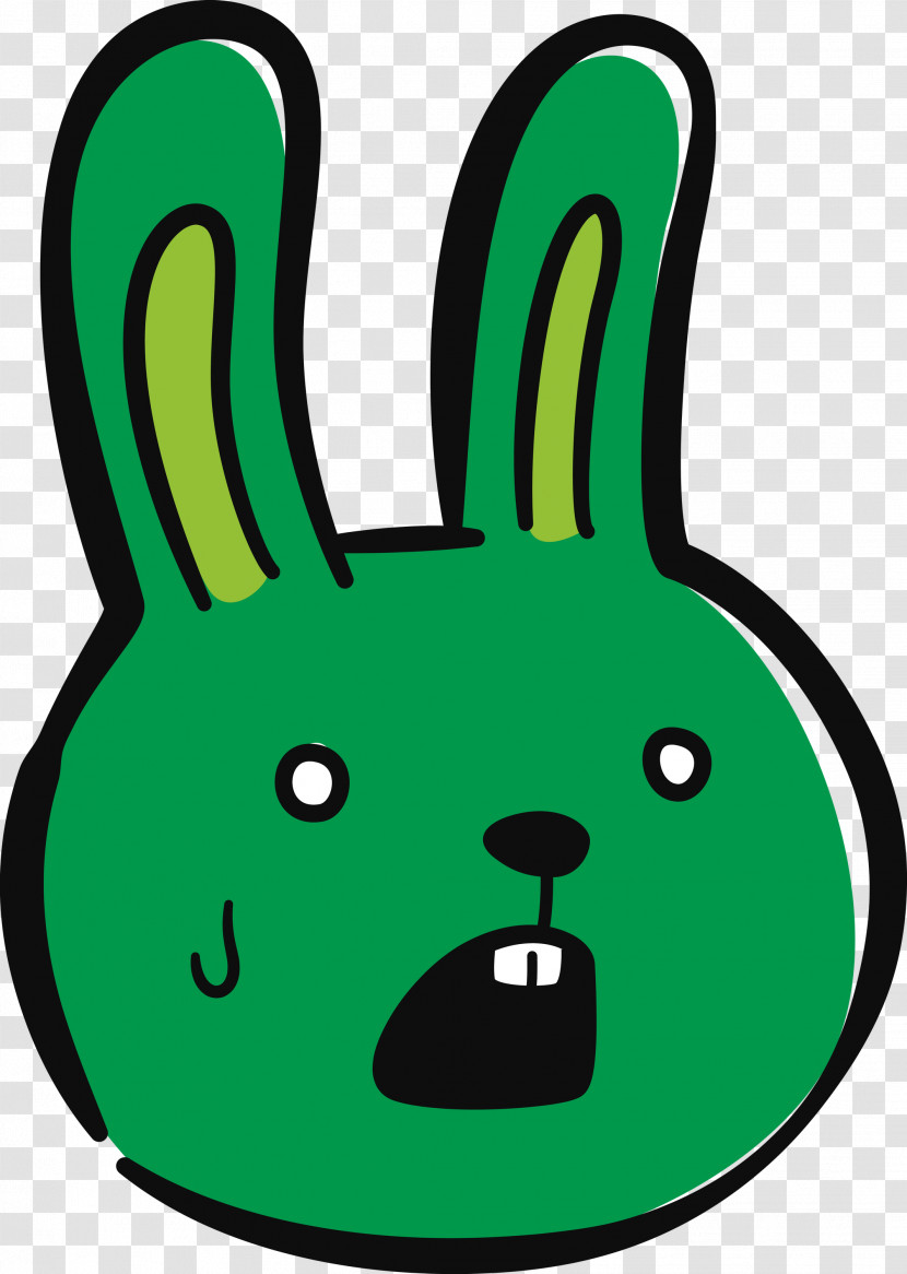 Green Snout Rabbit Meter Transparent PNG