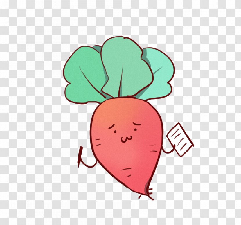 Vegetable Radish Carrot Cartoon Clip Art - Sweet Potato Transparent PNG