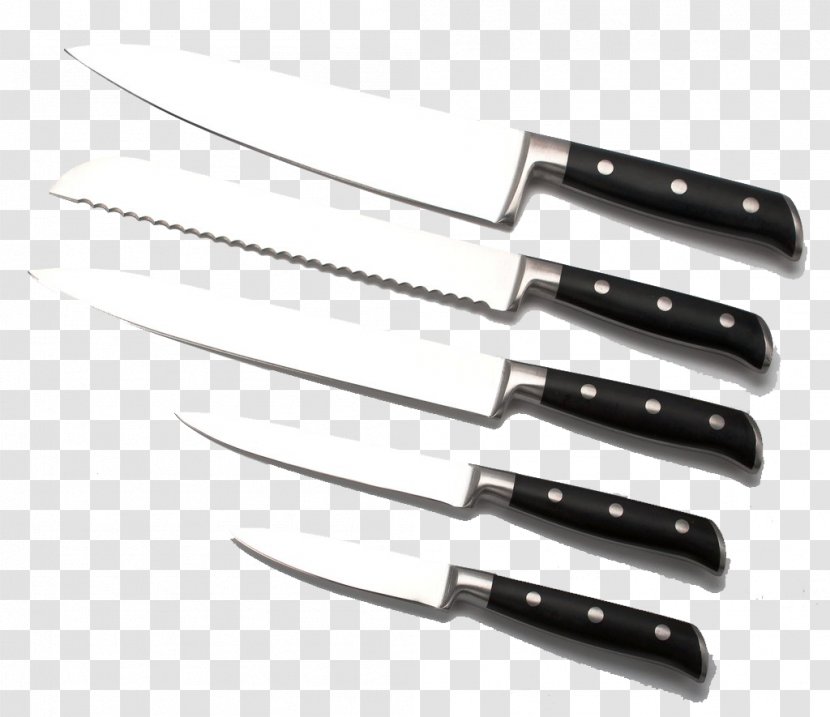 Throwing Knife Kitchen Knives Blade Tang - Tableware Transparent PNG