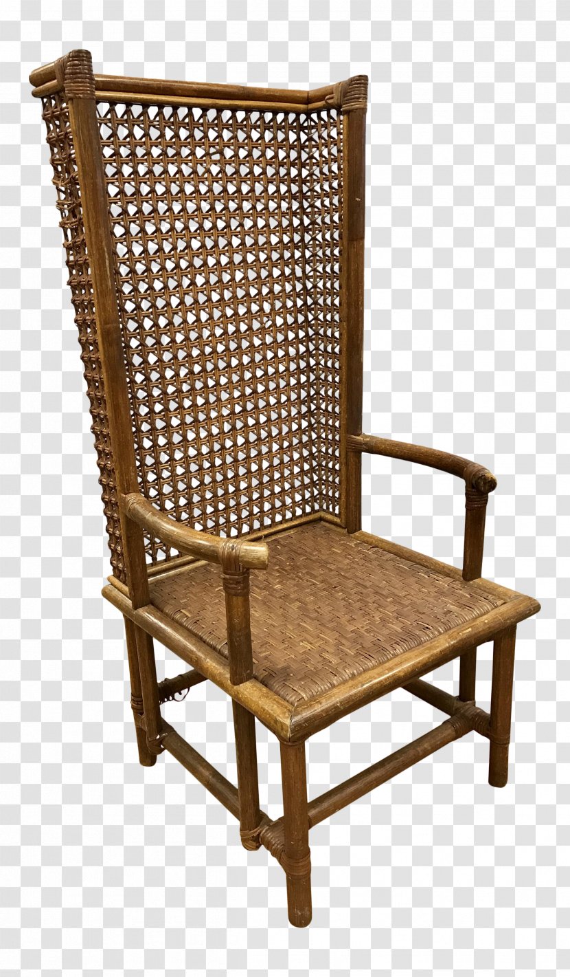 Chair Wicker Rattan Caning Garden Furniture Transparent PNG