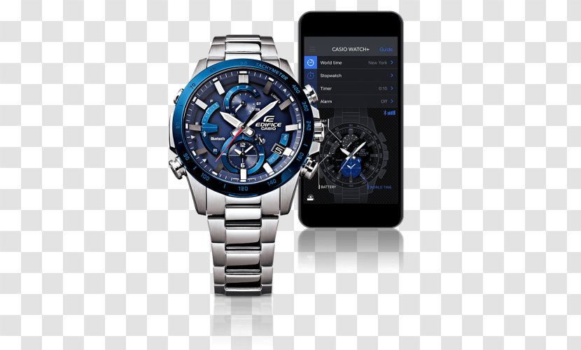 Casio Watch Clock EDIFICE Tough Solar - Edifice Transparent PNG