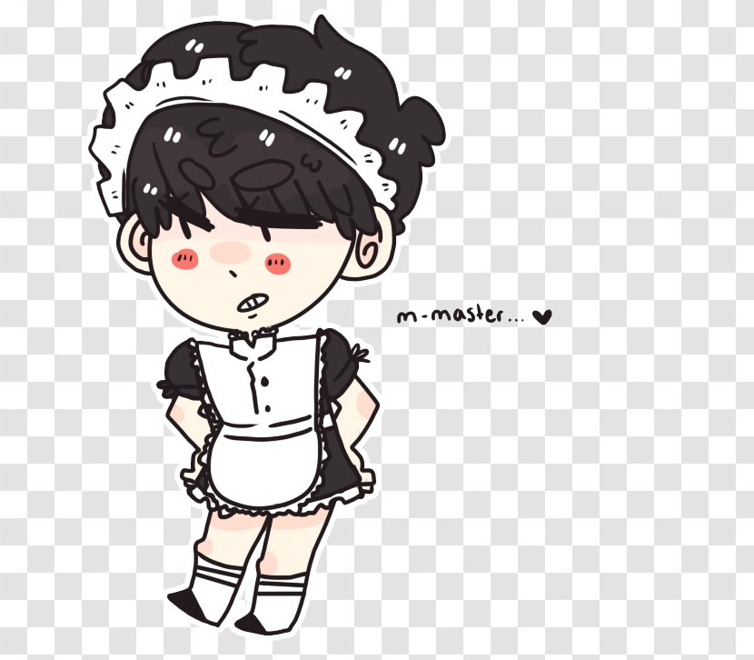 Drawing Art - Cartoon - Maid Transparent PNG