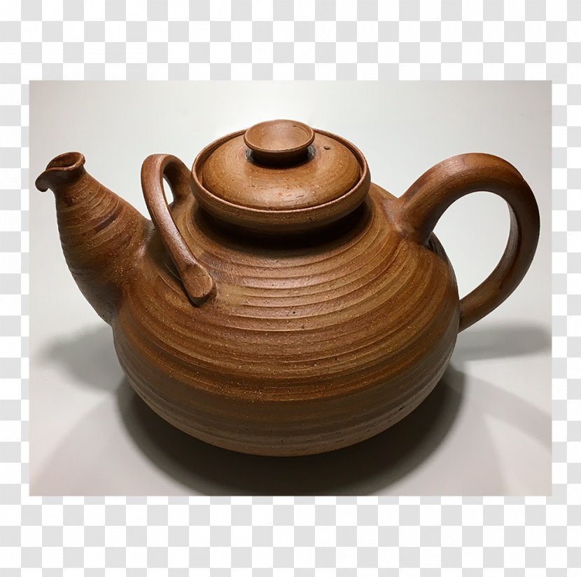 Ceramic Teapot Pottery Höganäs Stoneware - Sweden - Flora Danica Transparent PNG