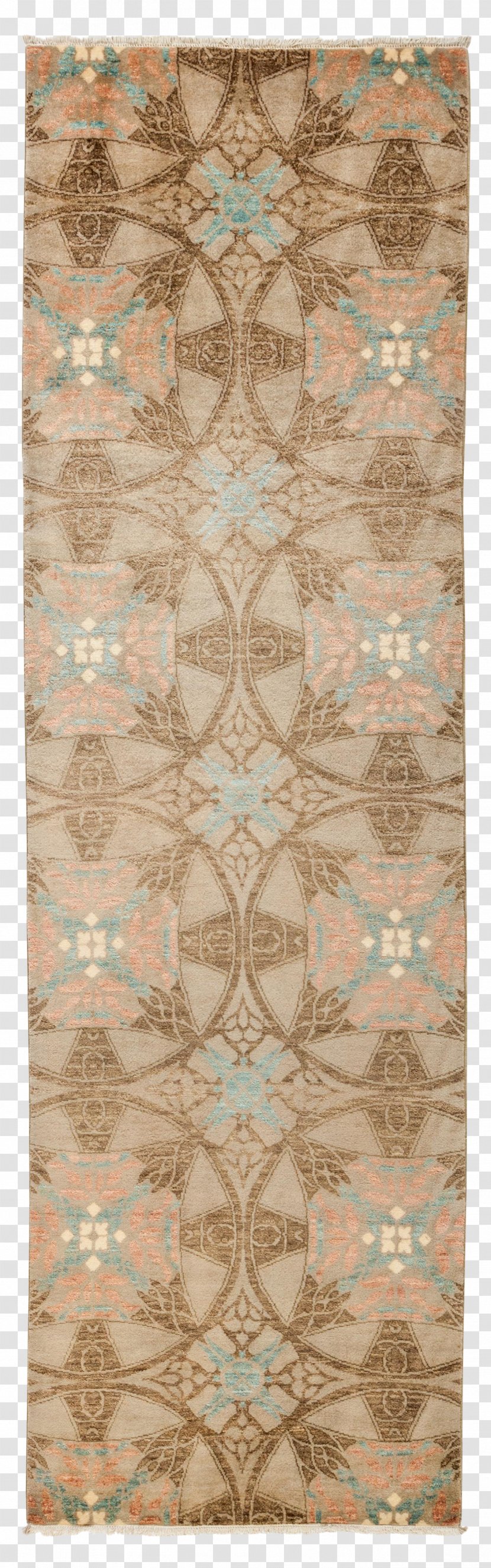 Carpet Suzani Brown Beige Lace - Vintage Tile Transparent PNG