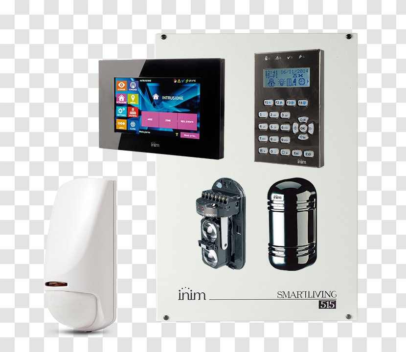 Alarm Device Security Alarms & Systems Access Control Fire System - Digital Video Recorders - Electricity Transparent PNG
