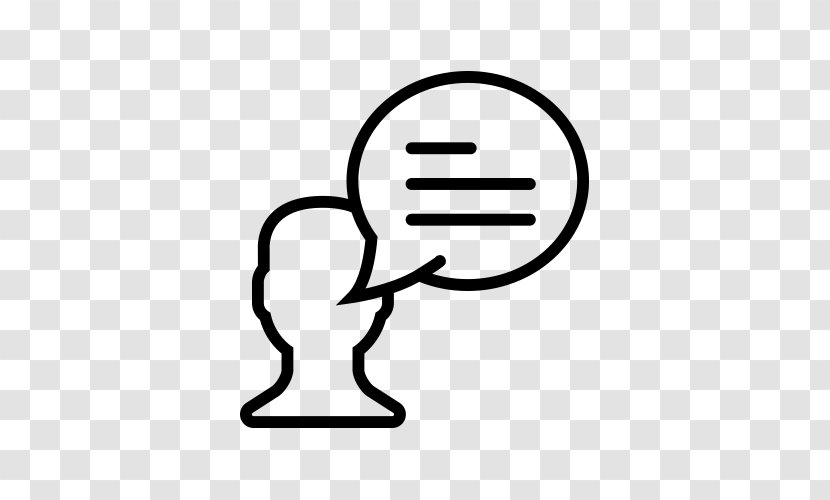 Feedback Review - Online Chat - Monochrome Transparent PNG
