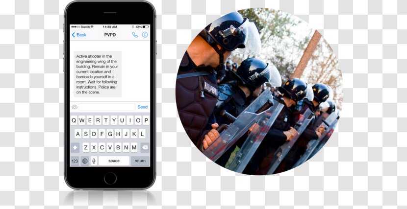 Smartphone Police Political Risk Insurance Emergency Management - Gadget - Active Shooter Transparent PNG