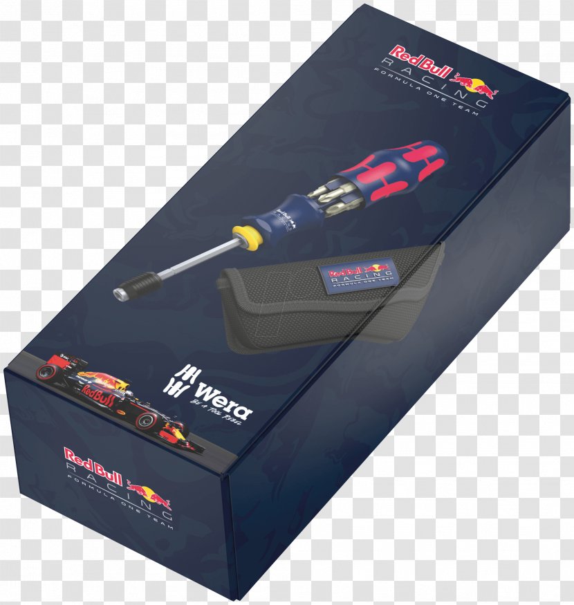 Red Bull Racing Wera Tools Kraftform Kompakt Multi-Bit Screwdriver Set Zyklop 8100SA4 41-Piece Ratchet - Stainless Steel Transparent PNG